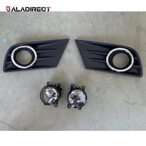 Front Fog Light Set for 2012-2015 Honda Pilot Black Housing Clear Lens w/Covers - Picture 1 of 11
