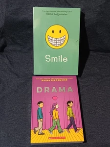 Smile Series Set Of 3 Books (Smile, Sisters, & Drama) - Raine Telgameier - Picture 1 of 4