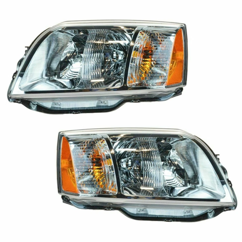 For 2010-2011 Mitsubishi Endeavor Headlight Driver & Passenger Side,Pair CAPA - Image 1 of 4