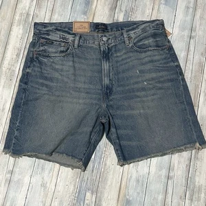 Polo Ralph Lauren Men's 8 Inch Cut Off Vintage Classic Fit Denim Shorts Size 38 - Picture 1 of 8