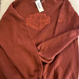 Harley Davidson men’s sweatshirt large maroon Waterford, Michigan Abc-HD - Bild 1 von 7