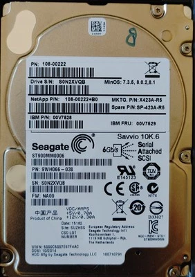 ST900MM0006 Seagate Savvio 10K.6 900GB 2.5' SAS Hard Drive with tray 100% health - Immagine 1 di 4