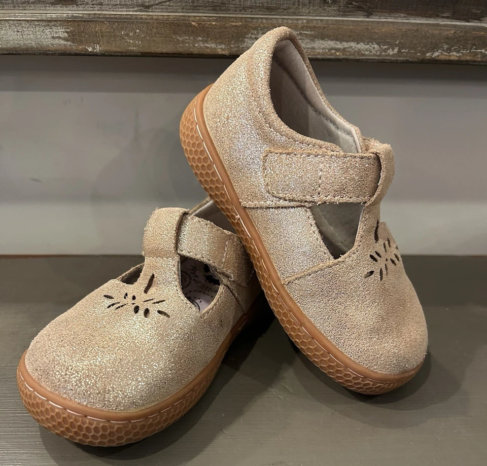 Livid And Luca Prim Classic T-Strap Mary Jane | Caramel Shimmer Size 7 - Image 1 of 4