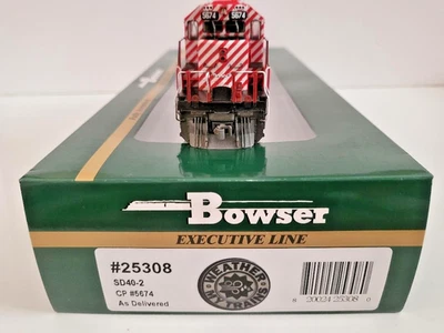Bowser CP Rail SD40-2 Professionally weathered DCC Ready Canadian Pacific - Image 1 of 4
