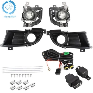 Pair Driving Fog Lights +Switch For Mitsubishi Lancer 2004-2005 Left and Right - Picture 1 of 16