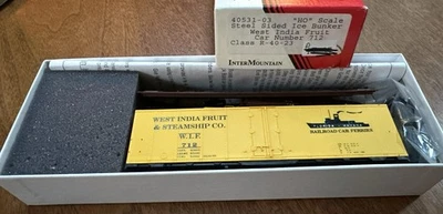 Intermountain HO Kit #40531-03 Steel Side Ice Bunker West India Fruit WIF 712 NY - Image 1 of 4