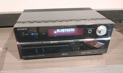 Sony Hcd-hx7 Bluetooth Cd Mp3 Xm Radio Tuner Receiver Digital Amplifier Works - Image 1 of 4