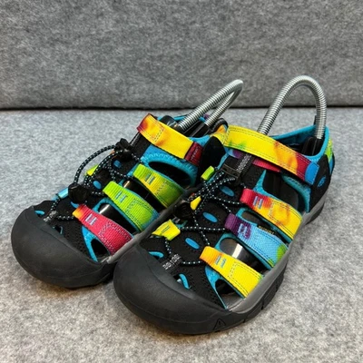 Kids Keen Newport H2 Water Sandals Rainbow Tie Dye Hiking Sport Size Kids 4 - Image 1 of 4