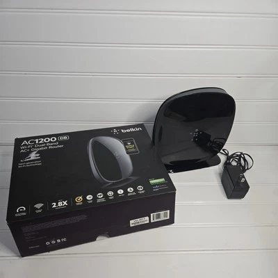 Belkin Model F9K1113V1 Dual-Band Wireless Gigabit Router Dual-Band AC1200 1200M - Image 1 of 3