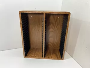 Laminated Wood 40 Disc CD Storage Holder Rack Home Audio Collection CD - Picture 1 of 8
