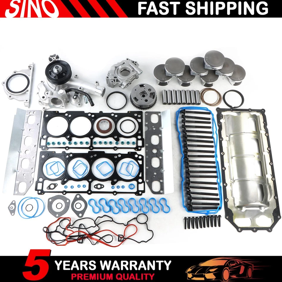 Kit de reconstrucción de revisión de motor para Dodge Ram 1500 2009-2015 5,7 L Hemi HS26423PT Foto 1 de 4