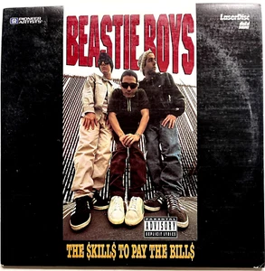 RARE BEASTIE BOYS "THE SKILLS TO PAY THE BILLS" VINGAGE 1992 DIGITAL LASERDISC - Imagen 1 de 2