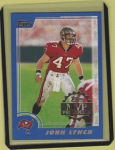 2000 Topps MVP Promotion John Lynch Buccaneers 100 Made