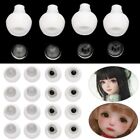 DIY Acrylic Doll Eyes Sticking Mud Clay Transparent&Black Eye Patch Eyeball Toy