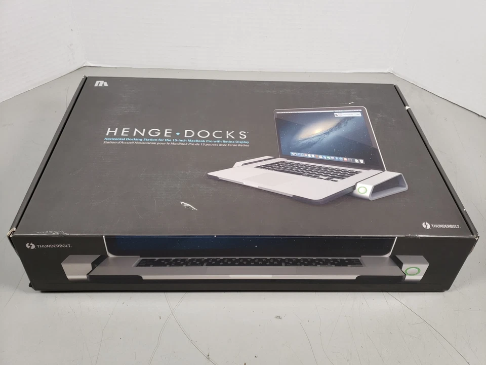 Henge-Docks 水平坞站 适用于 15 英寸 MacBook Pro Retina-全新开箱 — 第 1/4 张图片