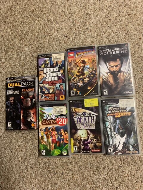 PSP/PS2 Games Lara Croft Tomb Raider - GTA San Andreas - VG+ Condition CIB