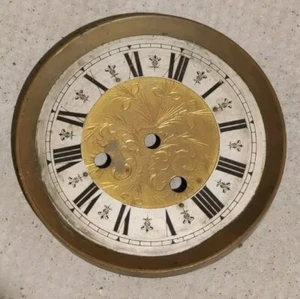 Horloge ,Pendule , Carillon,Oeil De Boeuf Jolie Cadran Décoré - Imagen 1 de 8