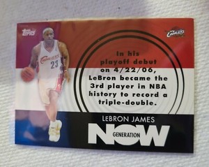 Lebron James 2007-08 Topps - Generation Now #GN1