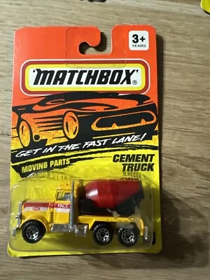 Vintage 1993 PACE Peterbuilt  Matchbox #19 Cement Truck Die Cast Car Toy Sealed - Image 1 of 2