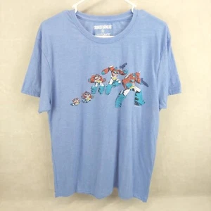 Mens Loot Crate XL T Shirt Transformers Graphic Print Short Sleeve Blue - Picture 1 of 9