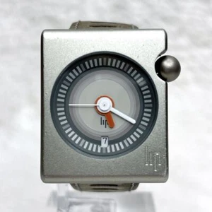 Lip MACH 2000 MARGE Roger Tallon Orange Quartz Analog Square Watch No Box Used   - Picture 1 of 16