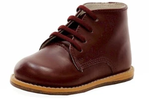 Josmo Infant/Toddler Kids Boy's-Girl's First Walker Oxfords Burgundy - Picture 1 of 20