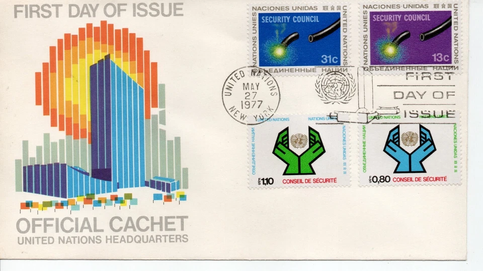 United Nations First Day of Issue Stamp - Security Council - Image 1 of 1