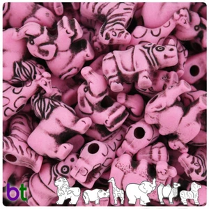 BeadTin Safari Animal Mix Pony Beads (2oz) - Style choice - Picture 1 of 34