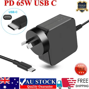 65W USB-C Type-C Adapter Laptop Charger for HP Chromebook Spectre x360 13 14 15 - Picture 1 of 13