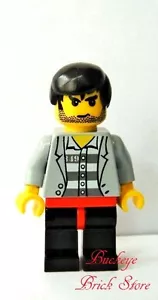 Lego Minifiguren PRISIONER - Sträfling Torso Räuber Bandit Villin Bad Guy MINIFIGUR - Bild 1 von 2