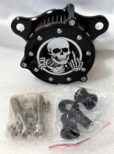 Devil Skull Air Cleaner Intake Filter For Harley Sportster 883 1200 Roadster XL - Picture 1 of 11