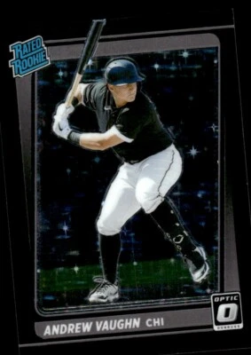 2021 Donruss Optic Black Stars Andrew Vaughn Rookie 112/149 Chicago White Sox - Image 1 of 2
