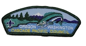 BSA Oregon Washington Cascade Pacific Council bestickter Patch Vintage - 1214 - Bild 1 von 2