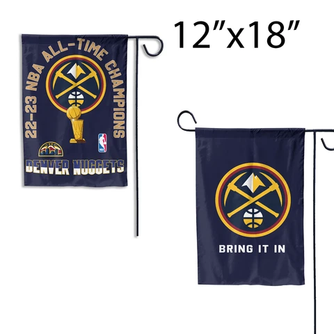 denver nuggets garden flag, 22-23 NBA all-time champions, national champs Cover