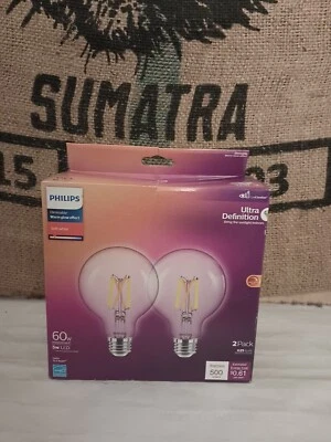 Philips Ultra Definition 60W Equivalent Soft White G25 Medium LED Decorative - Image 1 of 4