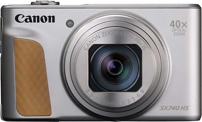 Canon Compact Digital Camera PowerShot SX740 HS Silver  - Image 1 of 4