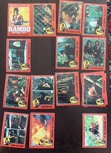 Rambo First Blood Part II Topps Trading Card Singles COMPLETE YOUR SET!