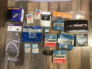 NOS & Used 1960s 1970s 1980's Mopar Ford Chevy Buick Olds Parts Lot Promo Stuff? - Picture 1 of 12