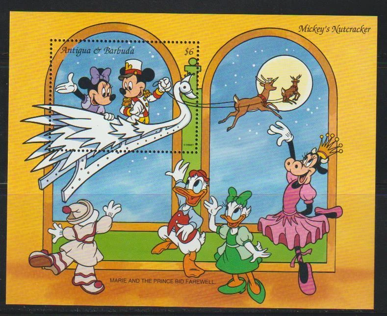 ANTÍGUA E BARBUDA 1993 DISNEY NATAL SS MNH - ANT397 - Imagem 1 de 1