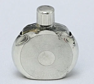 Art-Deco Parfüm Flacon 835er Silber mit Glaseinsatz Monogramm "Änne" H.4,5 cm - Picture 1 of 8