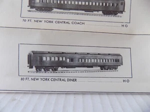 80ft. SPEISEWAGEN FÜR NEW YORK CENTRAL RR. BY SILVER SIDES PO NIB KIT - Bild 1 von 6