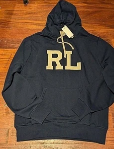 Neu mit Etikett Polo Ralph Lauren Big & Tall "RL" Fleece-Hoodie Sweatshirt in Blau - Bild 1 von 3
