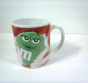 Galerie Sexy Green M&M Candy Coffee Mug Tea Cup Valentines Feather Boa Hearts - Picture 1 of 7