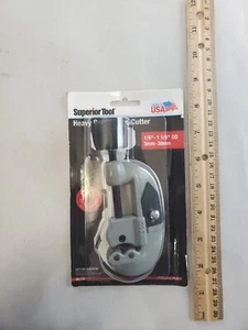 NOS Superior Tool Mdl 35236 Tubing Pipe Cutter 1/8 - 1-1/8 od cap. Plumbing Tool - Picture 1 of 6