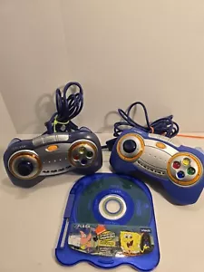 (2) V-tech V-flash Controllers And SpongeBob Game (Untested) - Picture 1 of 4