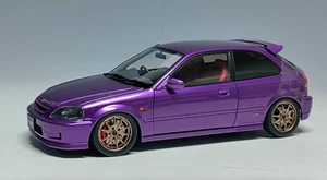 1/18 MotorHelix Honda Civic Type R ( EK9 ) RHD in Purple - Imagen 1 de 6