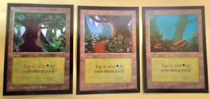 MTG✨FOREST Lands Set✨ Collectors’ Edition MINT 1993 C. Rush Art UNPLAYED - Picture 1 of 2