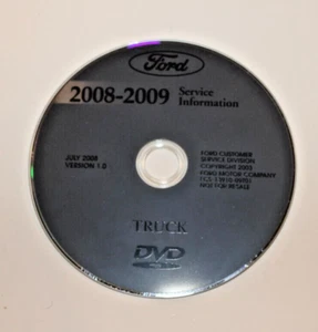 OEM 2008 FORD F150 F250 F350 FACTORY DEALER SERVICE REPAIR MANUAL DVD NEAR NEW - Picture 1 of 1