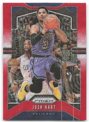 Panini Prizm #240 Josh Hart Prizms Ruby Wave New Orleans Pelicans 2019-20 Foto 1 de 2