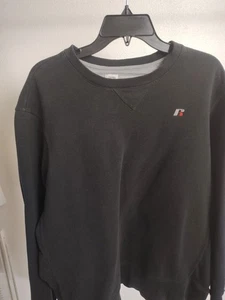 Russell Men's Black Sweatshirt Premium Fleece XL Long Sleeve  - Picture 1 of 6
